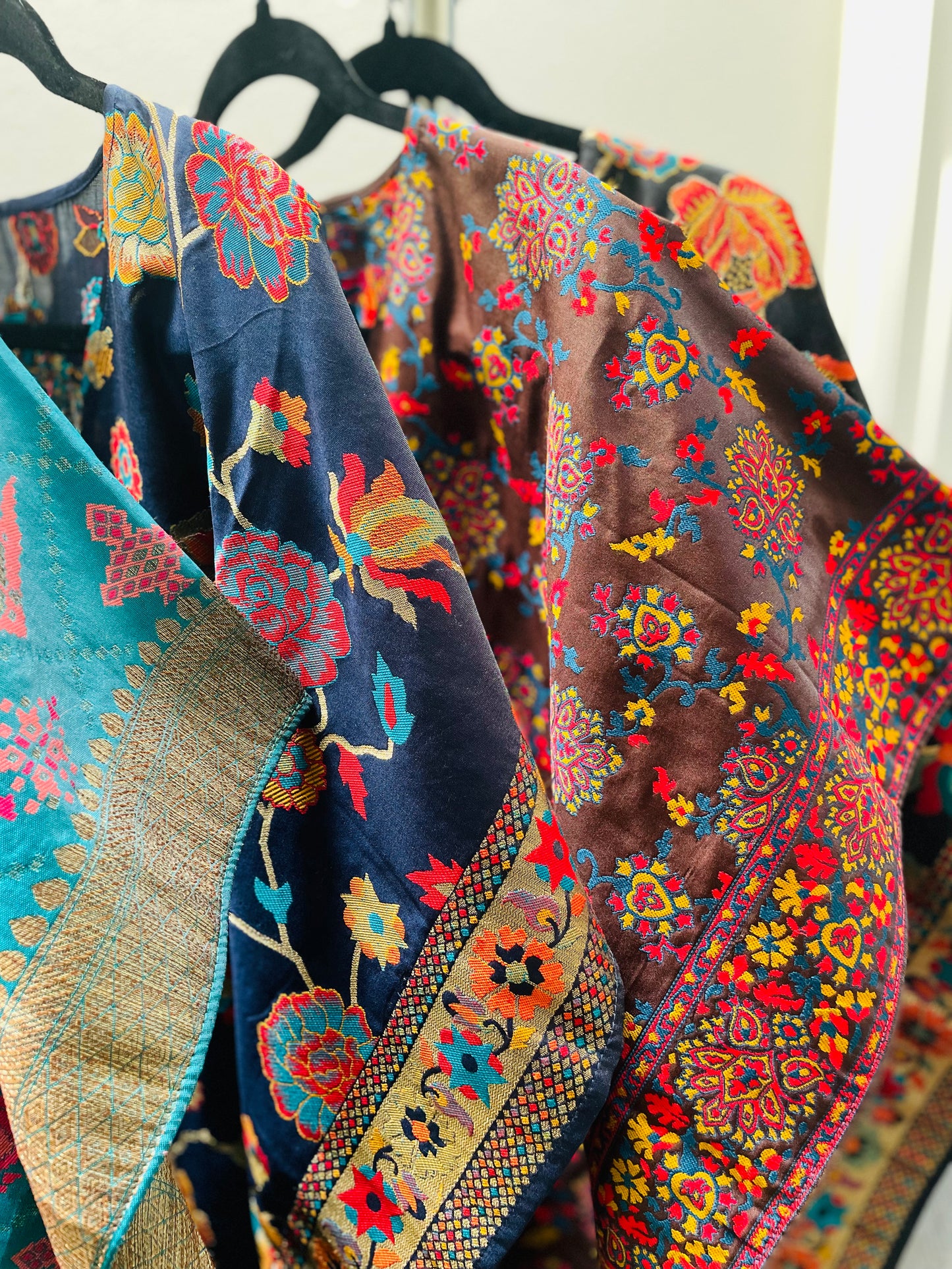 Coffee Silk Kimono