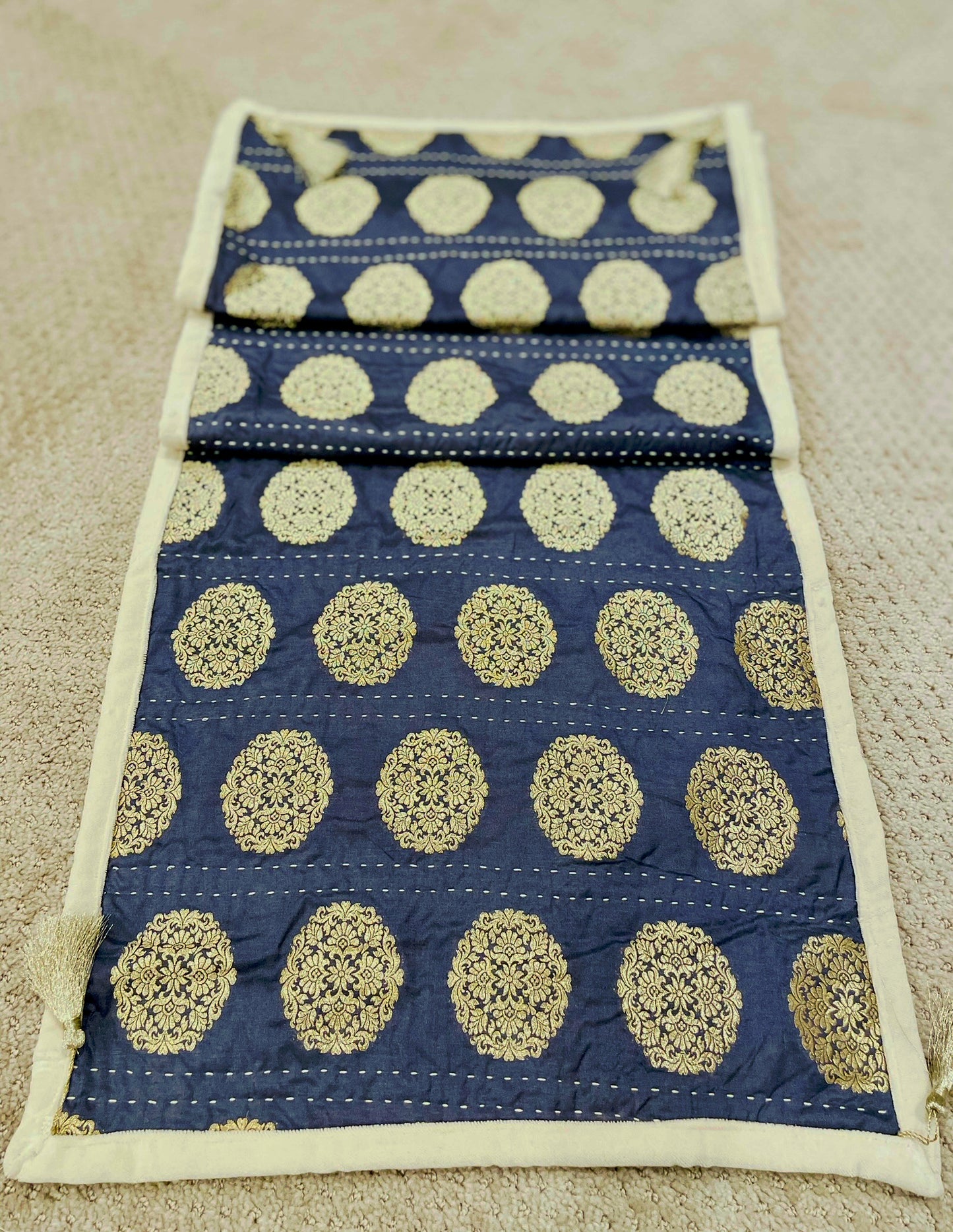 The Medallion Collection - Kantha Table Runner