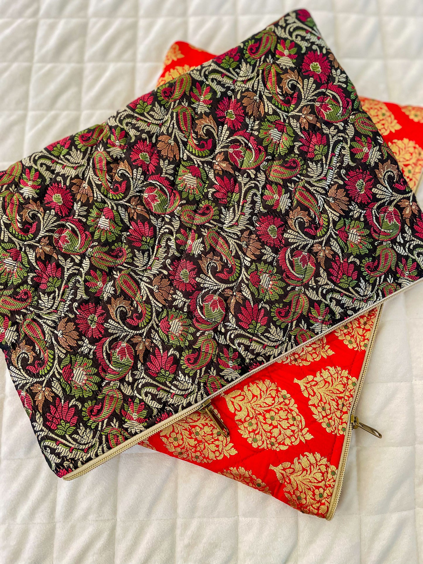 Quilted Saree Laptop Case