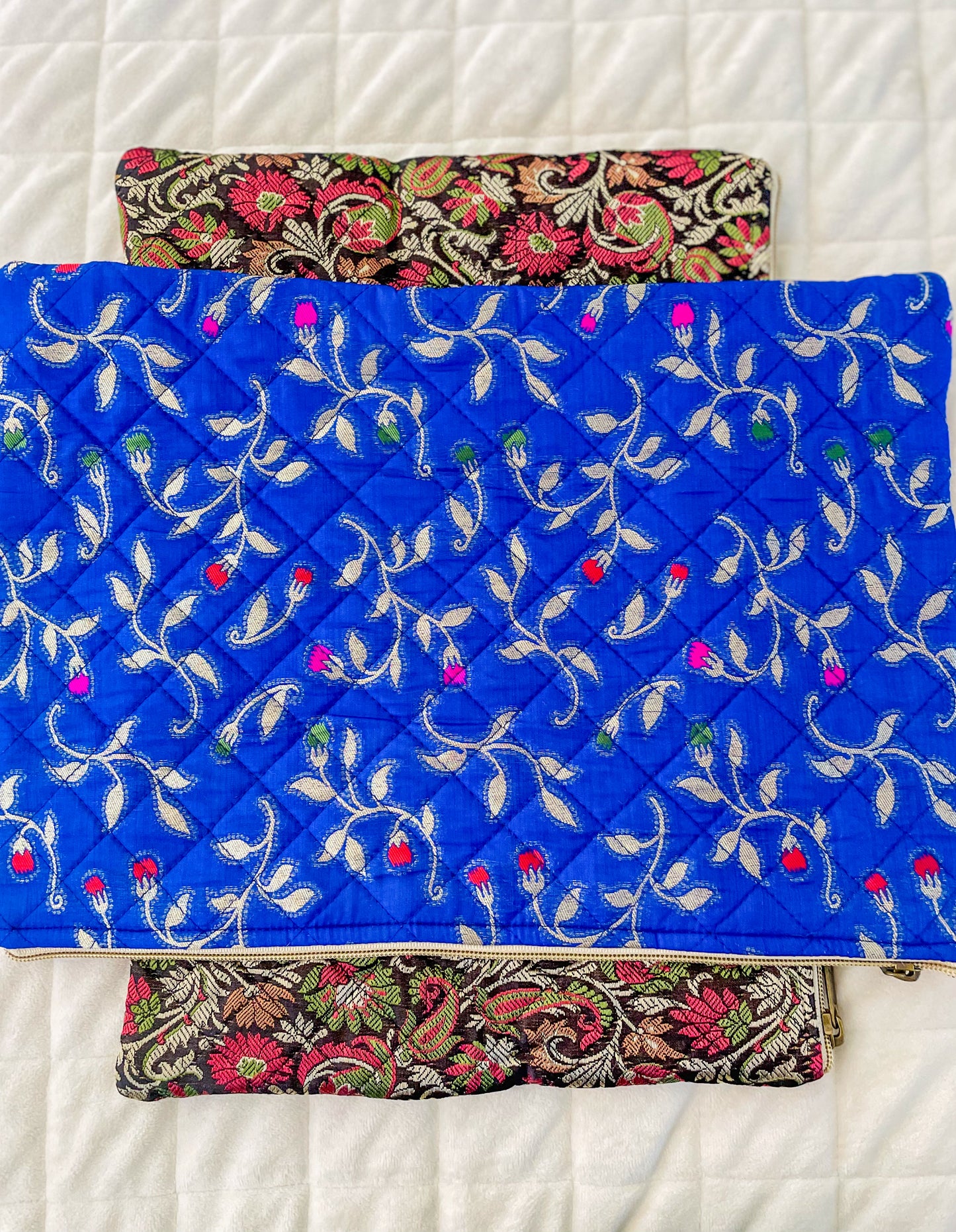 Quilted Saree Laptop Case