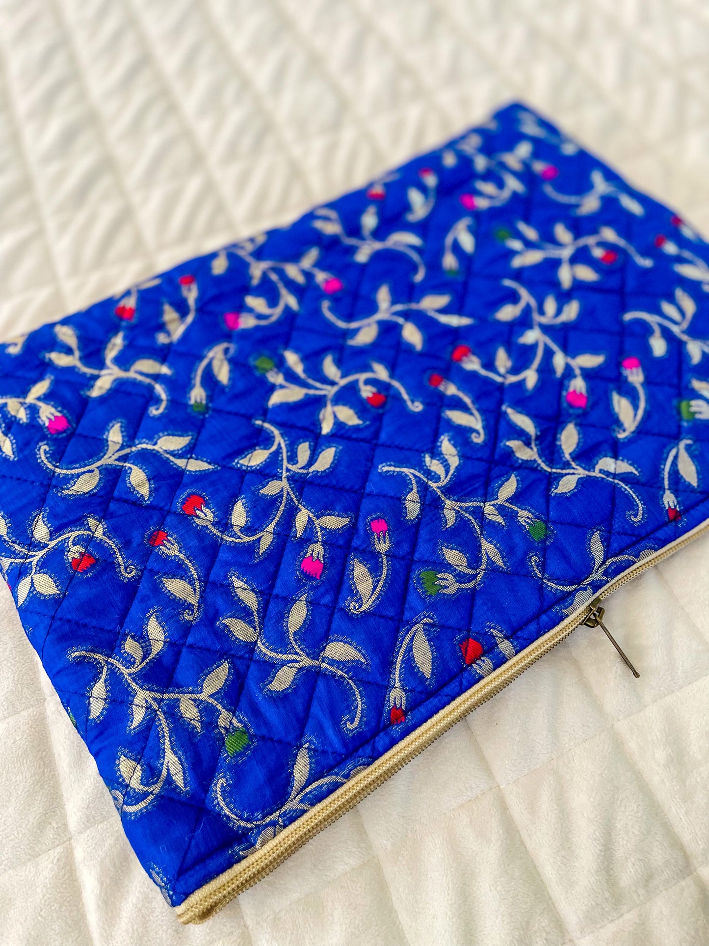 Quilted Saree Laptop Case