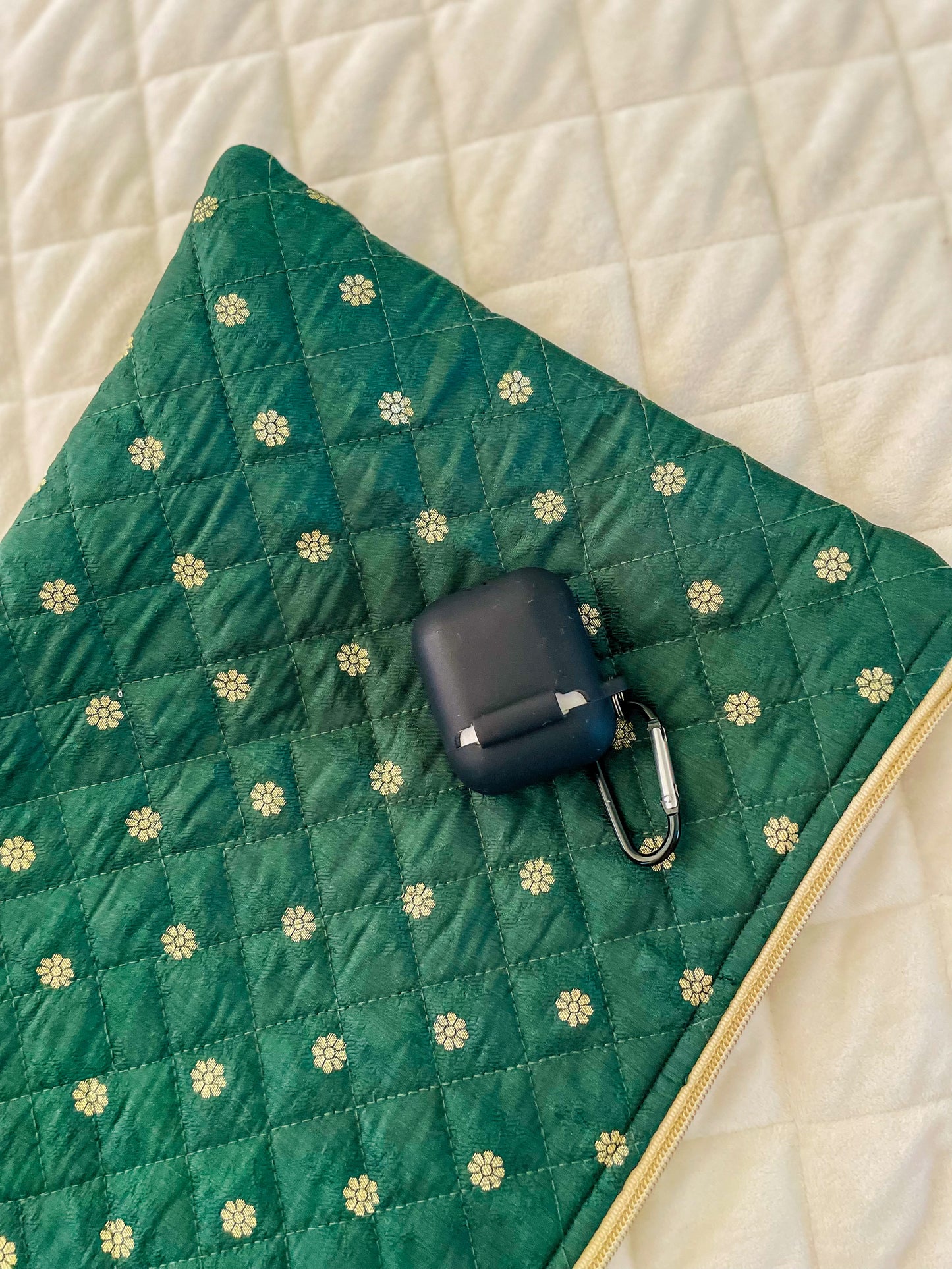 Quilted Saree Laptop Case