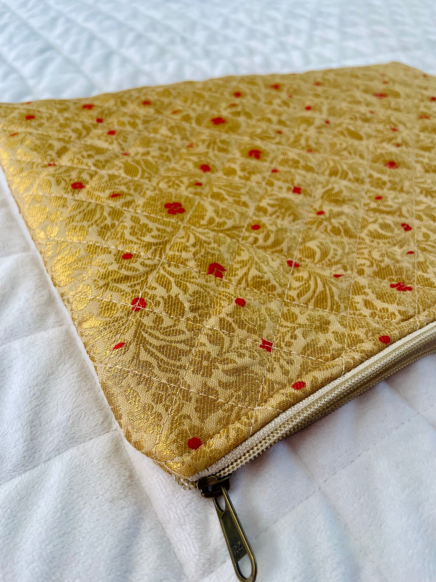 Quilted Saree Laptop Case