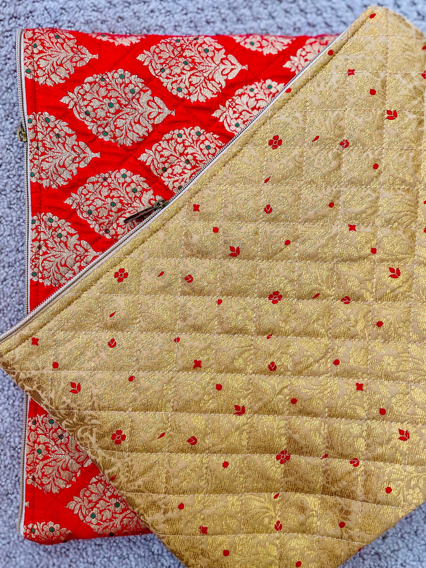 Quilted Saree Laptop Case