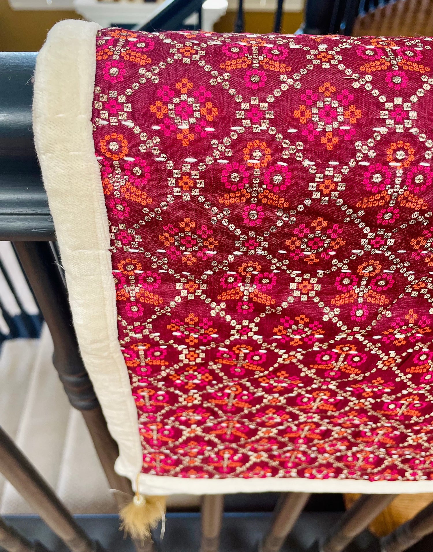 Kantha Hand-Stitched Table Runners