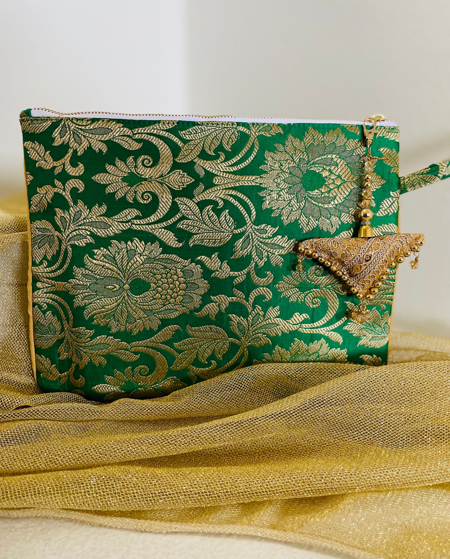 Silk Saree Wristlets & Hand-Woven Silk Kimonos