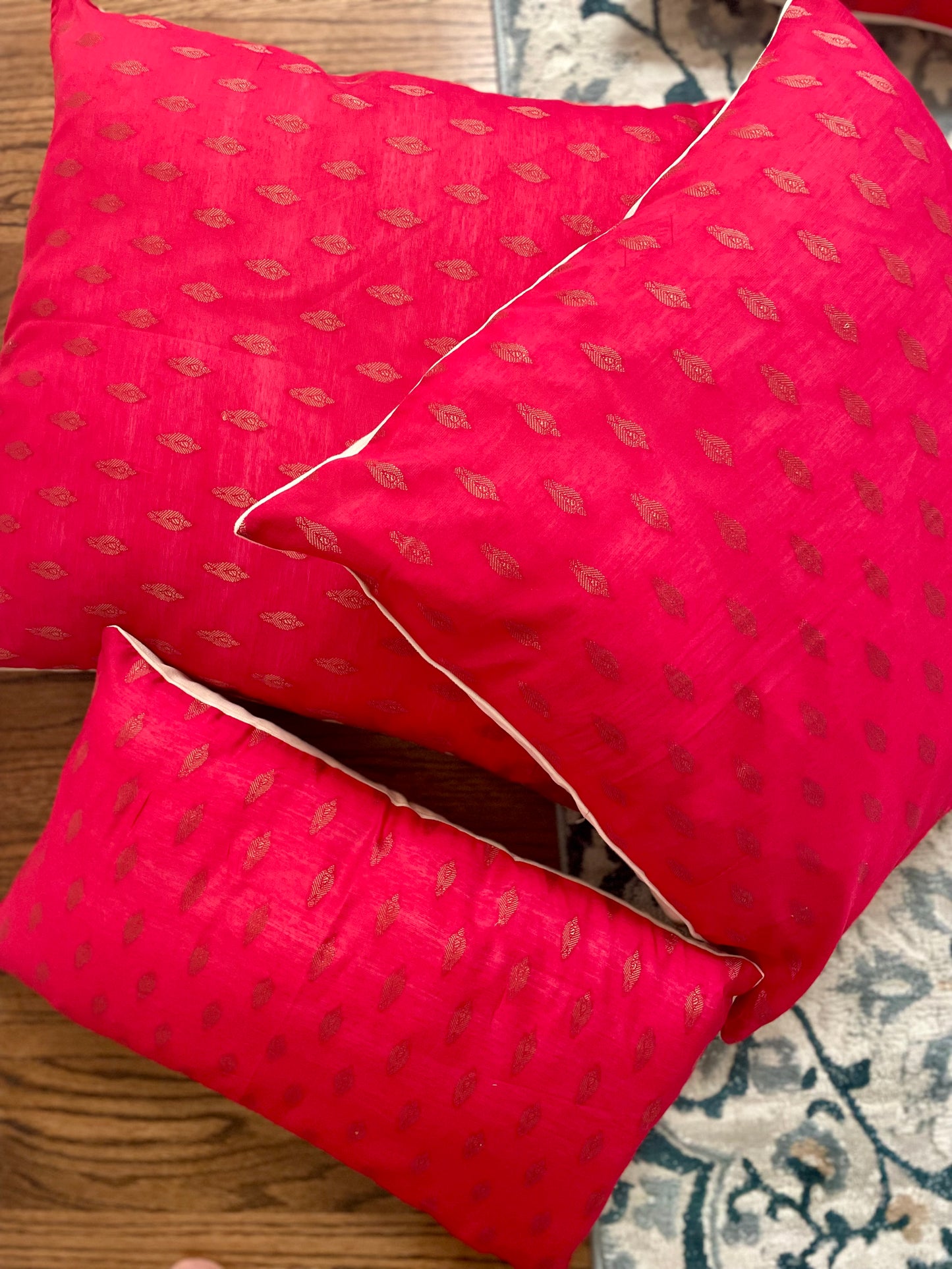 Red Petals Cushions