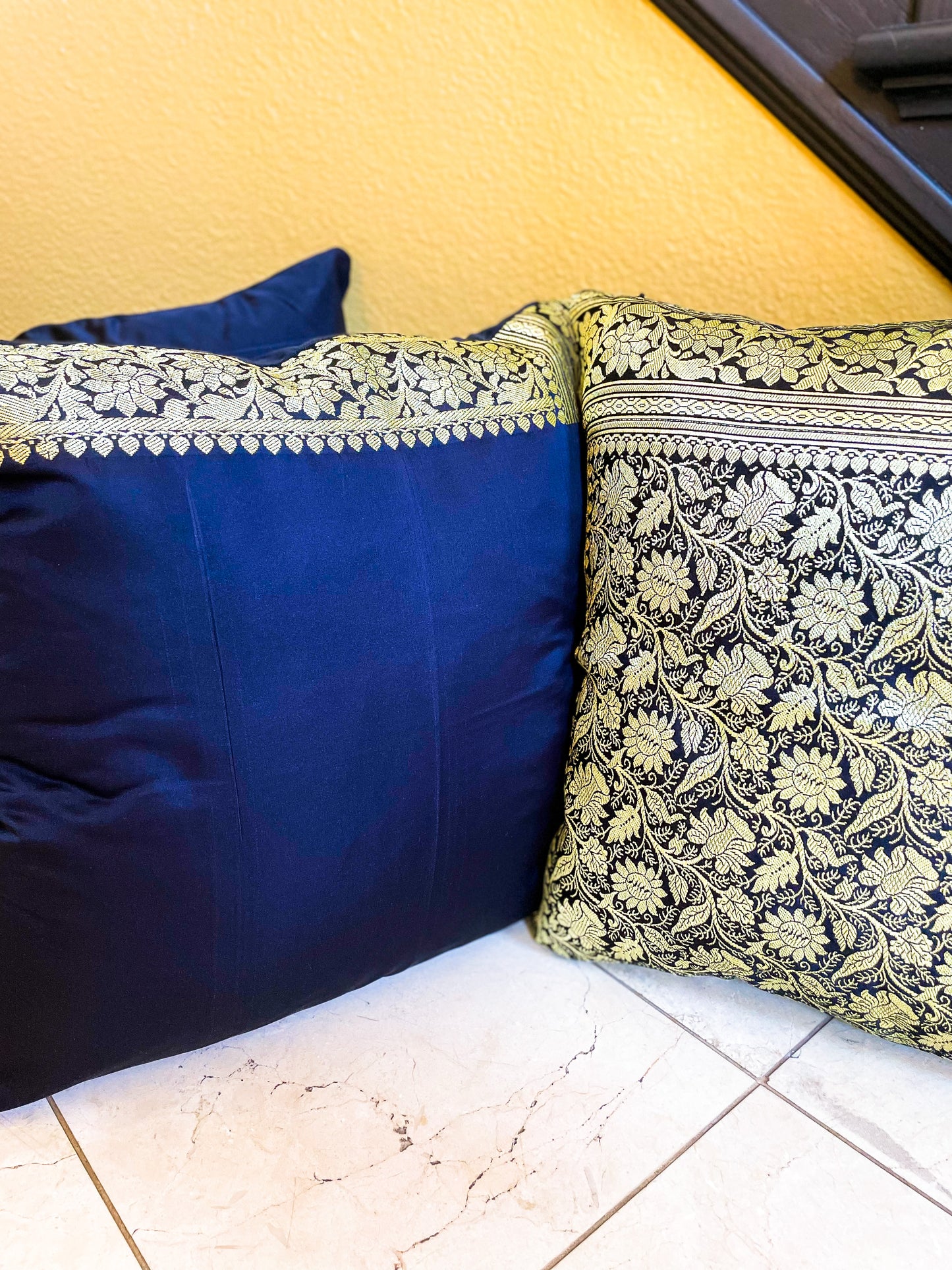 Black and Gold Cushions
